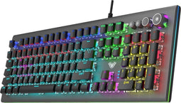 AULA S2096 - RGB mechanisch gaming toetsenbord - 104 anti-ghost toetsen - QWERTY - zwart