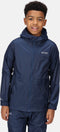 Regatta - Kids Pack It III Opvouwbaar Kinder Regenjack - Donker Blauw - Maat 140