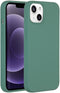 Accezz iPhone 13 - Liquid Silicone Backcover - Schokabsorberend - Donkergroen
