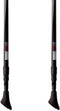 Abbey Camp Nordic Walking Stokken - Telescopisch Verstelbaar 86-140 cm - Aluminium - Zwart (2 stuks)