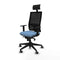 Bureaustoel met hoofdsteun Piqueras y Crespo 1D066G1 Hemelsblauw