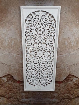 Houten wandpaneel Madrid handgemaakt white wash 150 x 60 cm