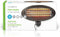 Nedis Patio Verwarmer - 2000 W - 3 Warmte Standen - Wandmontage - IP34 - Zwart