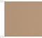 vidaXL - Luifel - verticaal - 250x360 - cm - oxford - stof - taupe