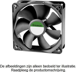 EBM Papst 4600 N - Axiaalventilator 115 V/AC 148 m³/h - Duurzaam Sintec-lagersysteem - Zwart