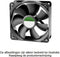 EBM Papst 4600 N - Axiaalventilator 115 V/AC 148 m³/h - Duurzaam Sintec-lagersysteem - Zwart