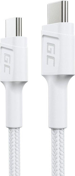 Green Cell GC PowerStream USB-kabel 0,3 m USB 3.2 Gen 1 (3.1 Gen 1) USB C Wit