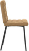 vidaXL - Eetkamerstoelen - 2 - st - fluweel - bruin