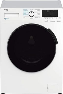 Beko WDW85141STEAM1 - Was-droogcombinatie - 8 kg wassen - 5 kg drogen - 1400 tpm - SteamCure - Wit
