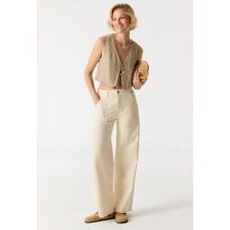 Lulu High Waist Full Length Patch Pocket Pants 31/32