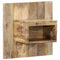 vidaXL - Nachtkastje - 50x27x50 - cm - massief - ruw - mangohout