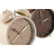 Bordsklocka Home ESPRIT Bruin Beige (2 Stuks)