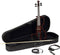 Leonardo EV-50-W elektrische viool met actief Shadow element, met softcase, ELS FBV-10 fiber strijkstok