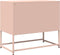 vidaXL - Tv-meubel - 68x39x60,5 - cm - koudgewalst - staal - roze