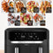 Moulinex Dual Easy Fry XXL EZ9428 - Dubbele Airfryer - 11 L - 7 programma's