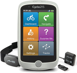 Mio Cyclo 215 HC - Fietsnavigatie - 3,5 inch scherm - Waterdicht