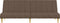 vidaXL - Slaapbank - 2-zits - stof - taupe