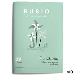 Writing and calligraphy notebook Rubio Nº9 A5 Spaans (10 Stuks)