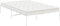 vidaXL - Bedframe - metaal - wit - 120x190 - cm