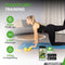 Tunturi NBR Yogamat - Fitnessmat Extra dik 15mm - Anti slip 180x60cm - Petrol Blauw