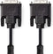 Nedis DVI-Kabel - DVI-I 24+5-Pin Male - DVI-I 24+5-Pin Male - 2560x1600 - Vernikkeld - 2.00 m - Recht - PVC - Zwart - Label