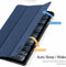 Dux Ducis - Tablet Hoes geschikt voor Nokia T21 (2022) - 10.4 Inch - Domo Book Case - Auto Sleep/Wake functie - Blauw