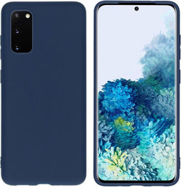 iMoshion Hoesje Geschikt voor Samsung Galaxy S20 Hoesje Siliconen - iMoshion Color Backcover - Donkerblauw