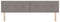 vidaXL - Hoofdbord - Knopgestoffeerd - Taupe - 200 - cm