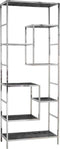 Richmond Interiors Wandkast Blackbone silver 7-planken (Black rustic)