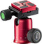 Mantona 21183 - Mini-tripod - Balhoofd - Rood metallic