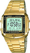 Horloge Heren Casio DATABANK Gouden (Ø 38 mm)