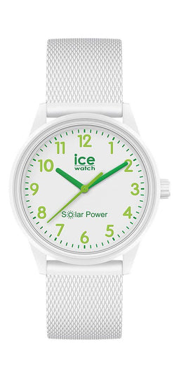 Ice Watch ICE solar power - Nature 018739 Horloge - Siliconen - Wit - Ø 36 mm