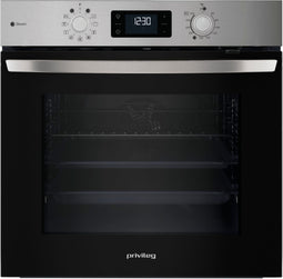 Privileg PBA2S85HU1 - Inbouwoven 71 liter A+ - Hydrolyse-reiniging - Zwart/roestvrij staal
