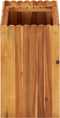 vidaXL - Plantenbak - verhoogd - 50x30x50 - cm - massief - acaciahout
