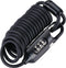 BBB Cycling CoilSafe BBL-56 - Kabelslot 180 cm - Lichtgewicht Cijferslot voor Fiets Helm Bagage - Zwart