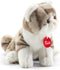 Trudi Knuffel Kitten Brad 24 Cm Pluche Wit/grijs