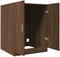 vidaXL - Wasmachinekast - 71x71,5x91,5 - cm - bruin - eikenkleur