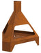 vidaXL - Vuurplaats - met - Schouw - 50x43x52 - cm - Weerbestendig - Staal