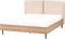 LIMANTON - Bed - Beige - 140 x 200 cm - Bouclé