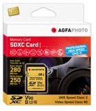AgfaPhoto 10622 - SDXC Geheugenkaart 128GB - UHS-II 280MB/s Lezen 250MB/s Schrijven