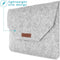 imoshion Vilten Soft Laptop Sleeve - Laptop Hoes geschikt voor 13 / 13.3 / 13.6 / 14 / 14.2 inch - Grijs