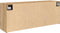 vidaXL - Badkamerwandkast - 100x25x40cm - bewerkt - hout - artisanaal - eikenkleur