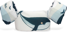 DOBBO Wallie de Walvis - Puddle Jumper - Zwemvest met zwembandjes - Licht Blauw