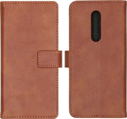 iMoshion Hoesje Geschikt voor OnePlus 8 Hoesje Met Pasjeshouder - iMoshion Luxe Bookcase - Bruin