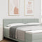 vidaXL - Hoofdbord - met - Kristallen - Knopen - Ge - tufted - Lichtgrijs - 180 - cm - Fluweel