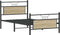 vidaXL - Bedframe - zonder - matras - hout - sonoma - eikenkleurig - 100x200 - cm