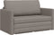 vidaXL - Hoekbankbed - 2-in-1 - Taupe - 124x71x78 - cm - Stof