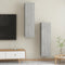 vidaXL - Tv-meubels - 2 - st - 30,5x30x110 - cm - bewerkt - hout - betongrijs