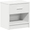vidaXL - Nachtkastjes - 2 - st - met - lade - 39x28x41 - cm - wit