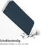Accezz Hoesje Geschikt voor iPhone 15 Hoesje Met Pasjeshouder - Accezz Premium Leather Slim Bookcase - Blauw